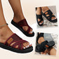 👣New Arrival 50% OFF! ☀️Women’s Stylish Crossband Slide Sandals Soft Cushion, Non-Slip Sole, Breathable, Perfect For Summer Beach, Pool & Daily Casual! 🌊☀️🌸