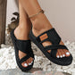 👣New Arrival 50% OFF! ☀️Women’s Stylish Crossband Slide Sandals Soft Cushion, Non-Slip Sole, Breathable, Perfect For Summer Beach, Pool & Daily Casual! 🌊☀️🌸