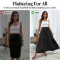 ⏳Limited-time 50% off⏰Women's High-Waist Smocked A-Line Maxi Skirt👗