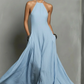 Women's Elegant Sleeveless Halter Maxi Dress