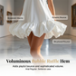 Women's V-Neck Strap Dress with Bubble Ruffle Hem