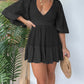 🌸50% OFF NOW! 🌸Women's Lace Crochet Romper Dress with Built-in Shorts