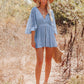 🌸50% OFF NOW! 🌸Women's Lace Crochet Romper Dress with Built-in Shorts