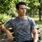 Men's Ice Silk Camouflage Short Sleeve Top