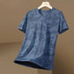 Men's Ice Silk Camouflage Short Sleeve Top
