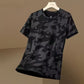 Men's Ice Silk Camouflage Short Sleeve Top