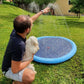 Foldable mat for outdoor swimming pools