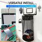 🎉Over-the-Door Basketball Laundry Hamper | Creative Score Game, Big Black Mesh Net, Acrylic/Wood Backboard, No-Drill Install 🚪🏀