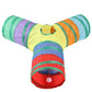 Colorful Collapsible Cat Tunnel