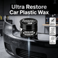Car Plastic Scratch Remover and Restorer Wax with Sponge