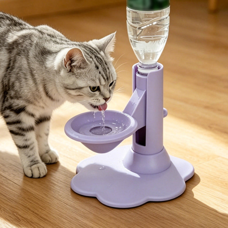 Adjustable-Height Whisper-Quiet Cat Water Fountain – 650ml, Multiple Colours