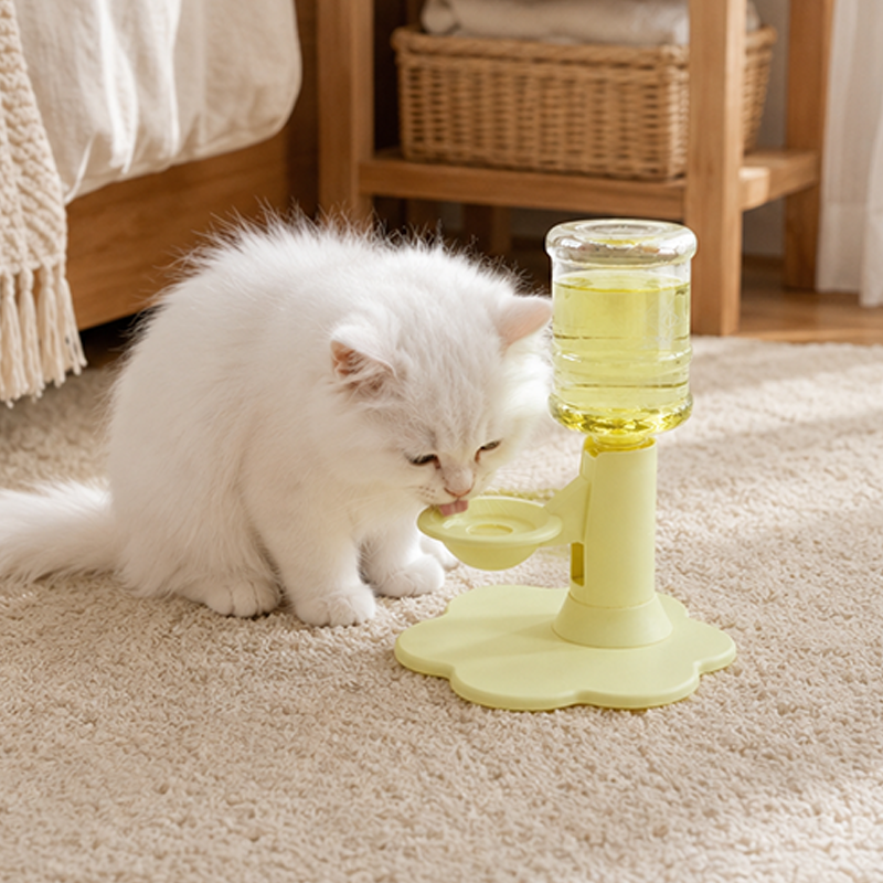 Adjustable-Height Whisper-Quiet Cat Water Fountain – 650ml, Multiple Colours