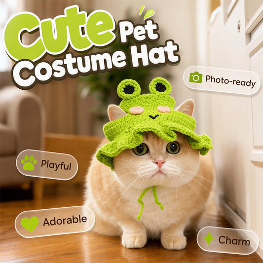 🔥Limited-time BOGO! 🐱Soft Knitted Pet Hat — low stock, don't miss out 🐾