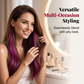 12PCS Straight Clip-In Colored Hair Extensions