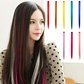 12PCS Straight Clip-In Colored Hair Extensions