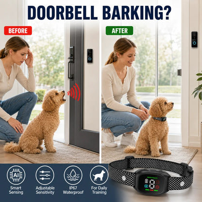 Smart anti-bark collar for dogs