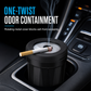 Multifunctional Car Ashtray with Lid