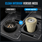Multifunctional Car Ashtray with Lid