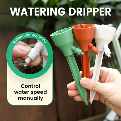🎃Buy 1 Get 1 Free!🌱Adjustable Bottle Watering Spike – Gravity-Fed Dripper for Plant Pots