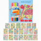 🎨✨ Mindful Dot Coloring Set – Match, Dot & Reveal Beautiful Art