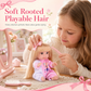 Realistic Baby Girl Doll Toy Set