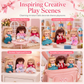Realistic Baby Girl Doll Toy Set