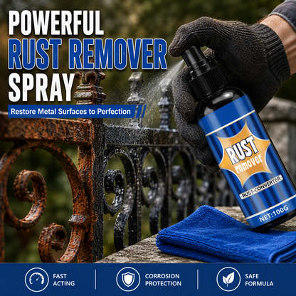 Rust Remover Spray and Protective Metal Rust Converter
