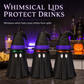 3D Printed Halloween Can Holder with Witch Hat Lid