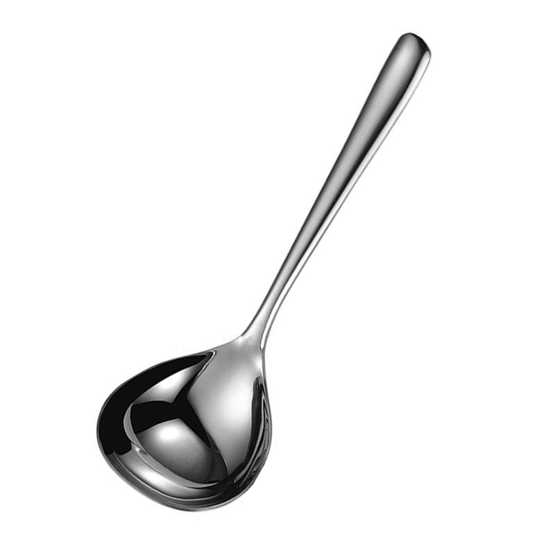 Long-Handle Large Head Soup Spoon – 1 Piece Stainless Steel