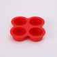 4-Cavity Silicone Cake Baking Mold