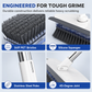 ⏳Limited-time 50% off💥Scrub, scrape, squeegee & tweezers, long handle, stiff bristles – deep clean any floor. 💪