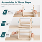 📢📢67% OFF !! ⏰Multi-Layer Steel Dish Drying Rack – Vertical Storage, Drip Tray, Tool-Free Install ✨