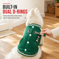 🐶 Plush Dog Jacket with Built-In Leash Rings – Cozy Pet Outerwear