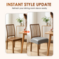 📢📢 65% OFF🪑  Waterproof Stretch PU Leather Dining Chair Seat Cover 💧