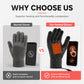 USB Heated Touchscreen Knit Gloves