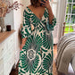 🔥 Vintage jumpsuit with floral pattern and ruffled sleeves